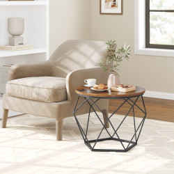 Set masute pentru reviste Vasagle LET040B01 (Rustic Brown/Black) Thumb