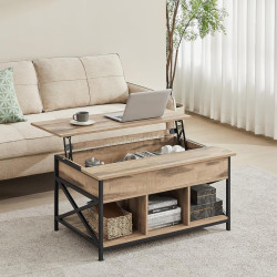 Masa pentru reviste Vasagle LCT205K50 (Camel Brown/Black)