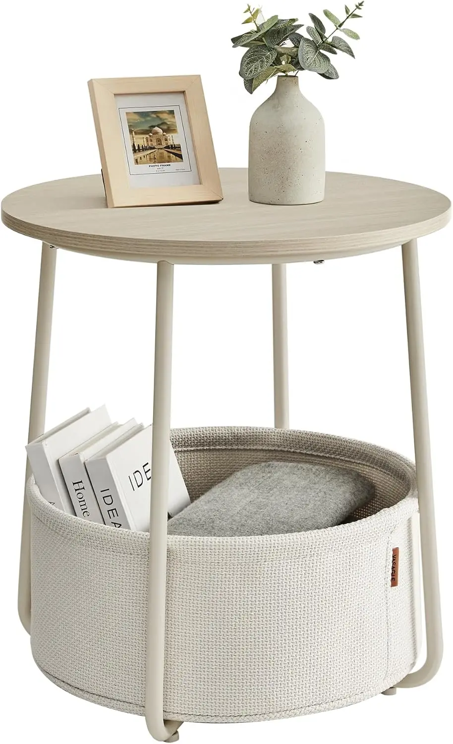 Masa pentru reviste Vasagle LET223K67 (Beige/Cream White) - 2