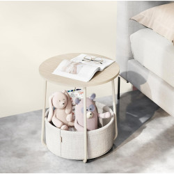 Masa pentru reviste Vasagle LET223K67 (Beige/Cream White) Thumb