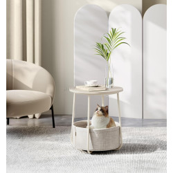 Masa pentru reviste Vasagle LET223K67 (Beige/Cream White)