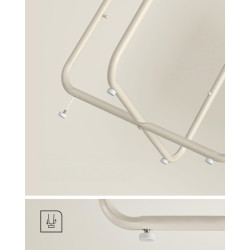 Masa pentru reviste Vasagle LET223K67 (Beige/Cream White) Thumb