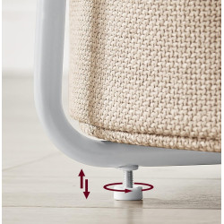 Masa pentru reviste Vasagle LET223W10 (White/Camel) Thumb