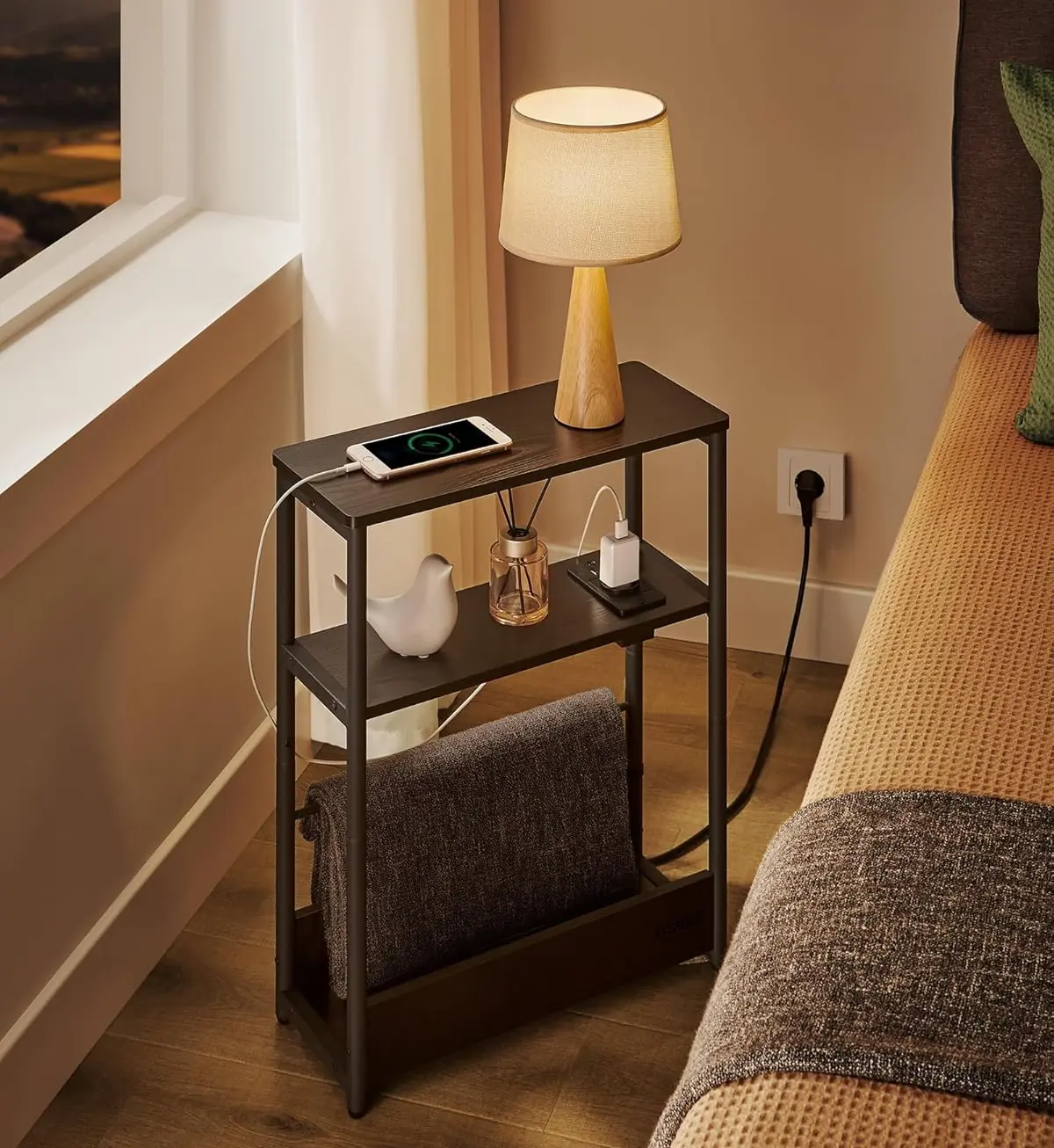 Журнальный столик Vasagle LET335B02 (Ebony Black/Ink Black) - 3