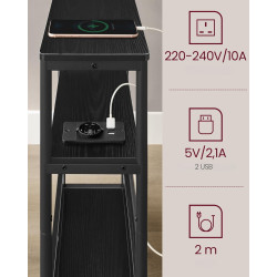 Журнальный столик Vasagle LET335B02 (Ebony Black/Ink Black) Thumb