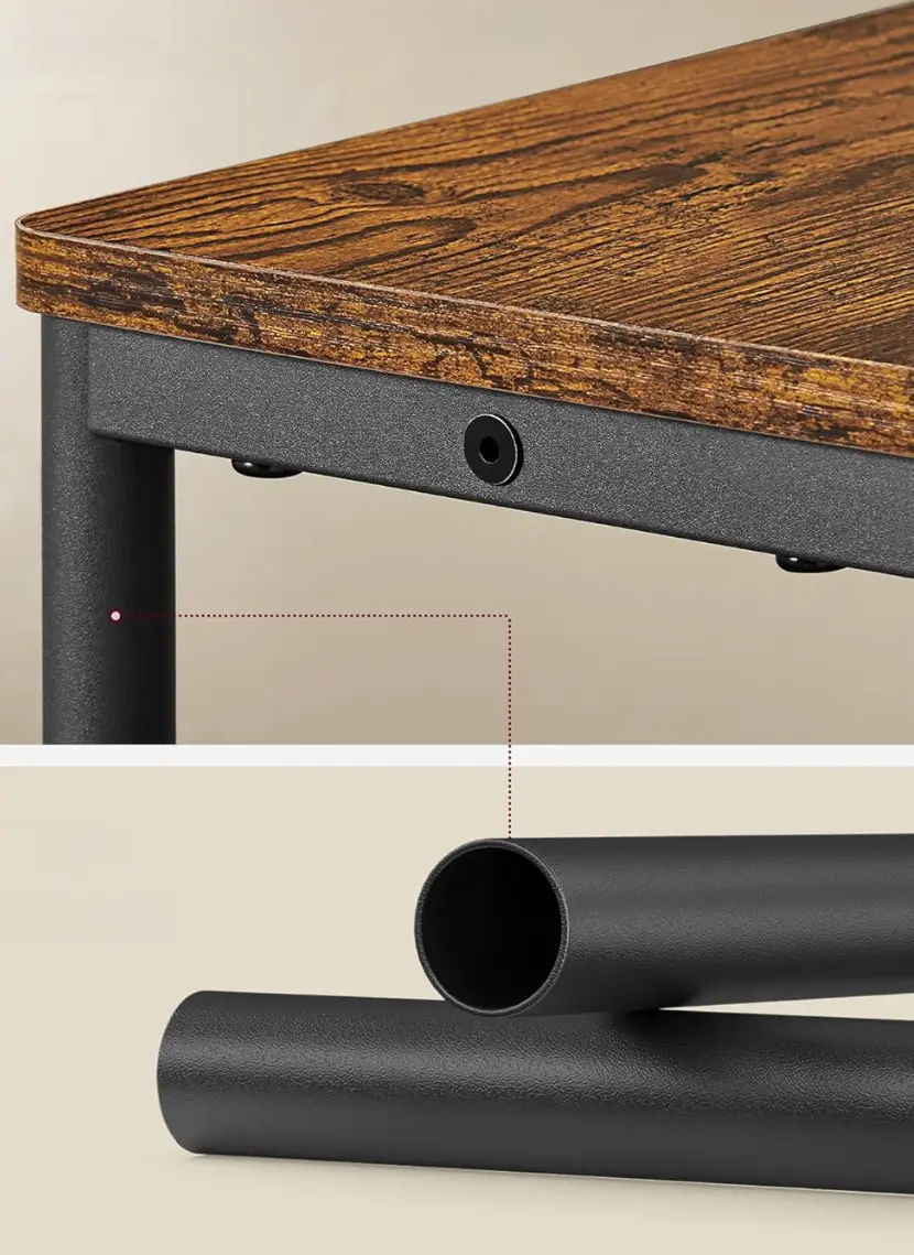 Masa pentru reviste Vasagle LET335K02 (Rustic Brown/Ink Black) - 4