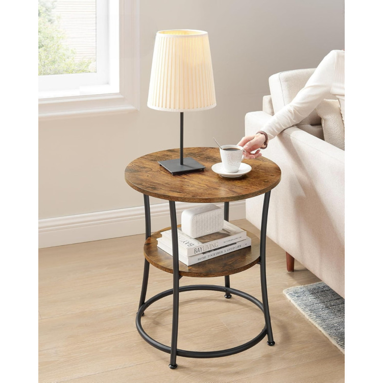 Masa pentru reviste Vasagle LET56BX (Rustic Brown/Ink Black)
