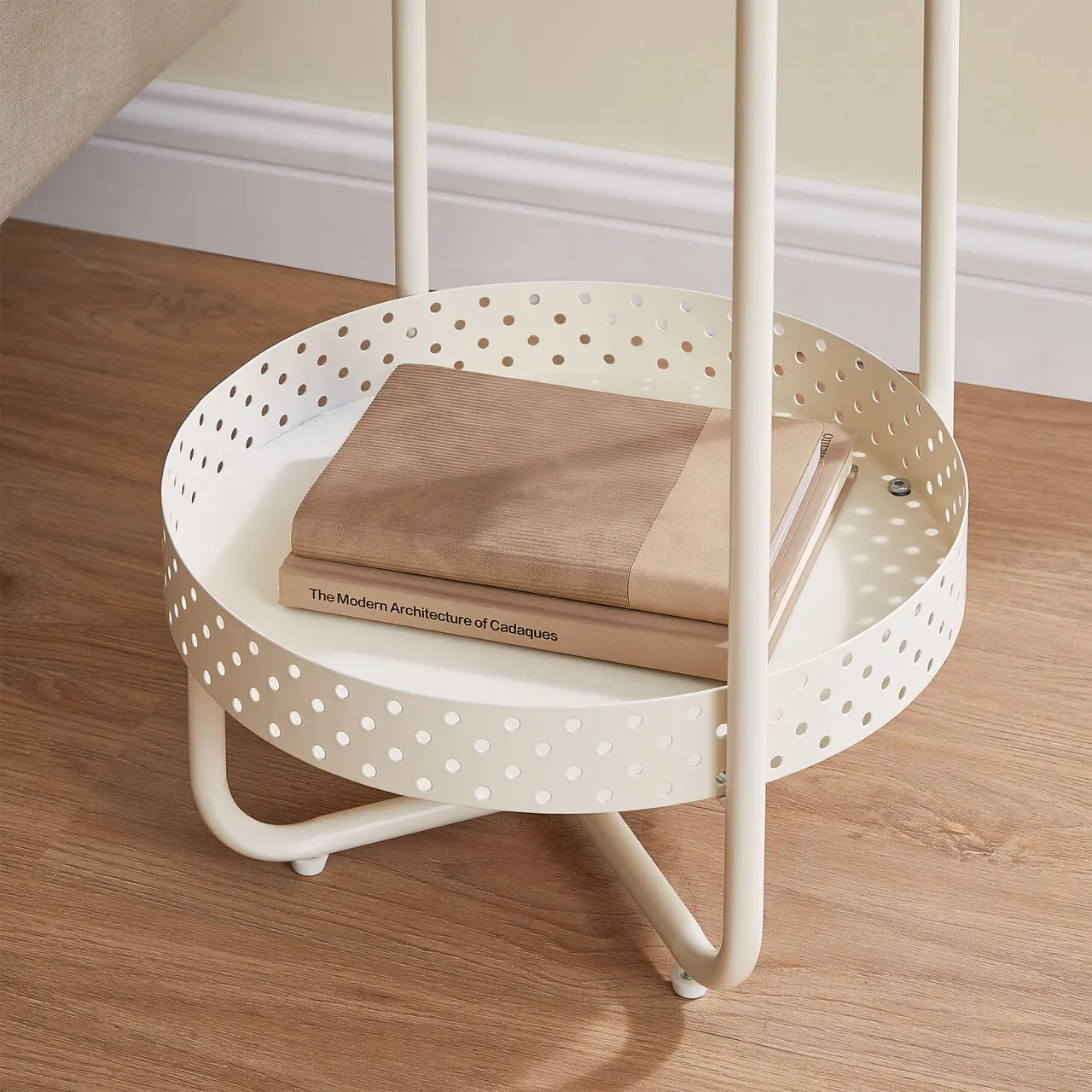 Masa pentru reviste Vasagle LET815L67 (Cream)