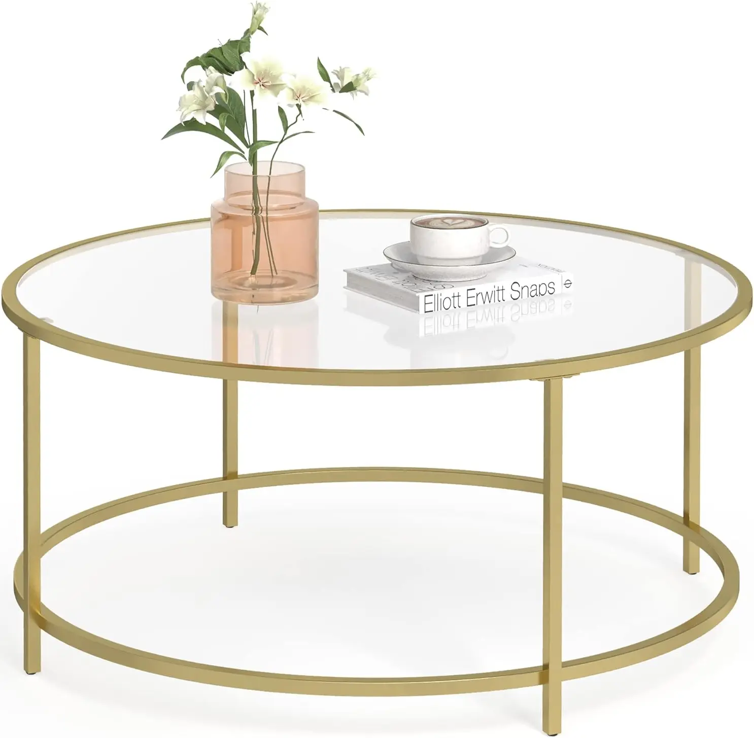 Masa pentru reviste Vasagle LGT21G (Gold)