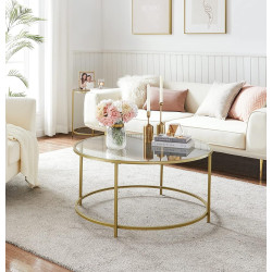 Masa pentru reviste Vasagle LGT21G (Gold)