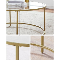 Masa pentru reviste Vasagle LGT21G (Gold) Thumb