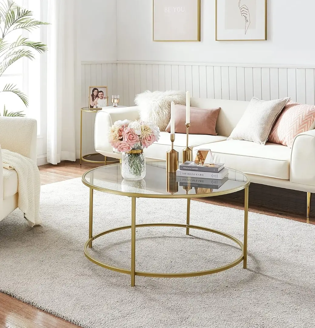 Masa pentru reviste Vasagle LGT21G (Gold)