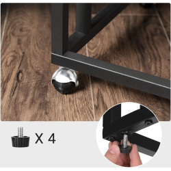 Masa pentru reviste Vasagle LNT050B02 (Greige/Black) Thumb