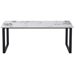 Masa pentru reviste Yasen CT- 2472 (White Marble/Black) Thumb