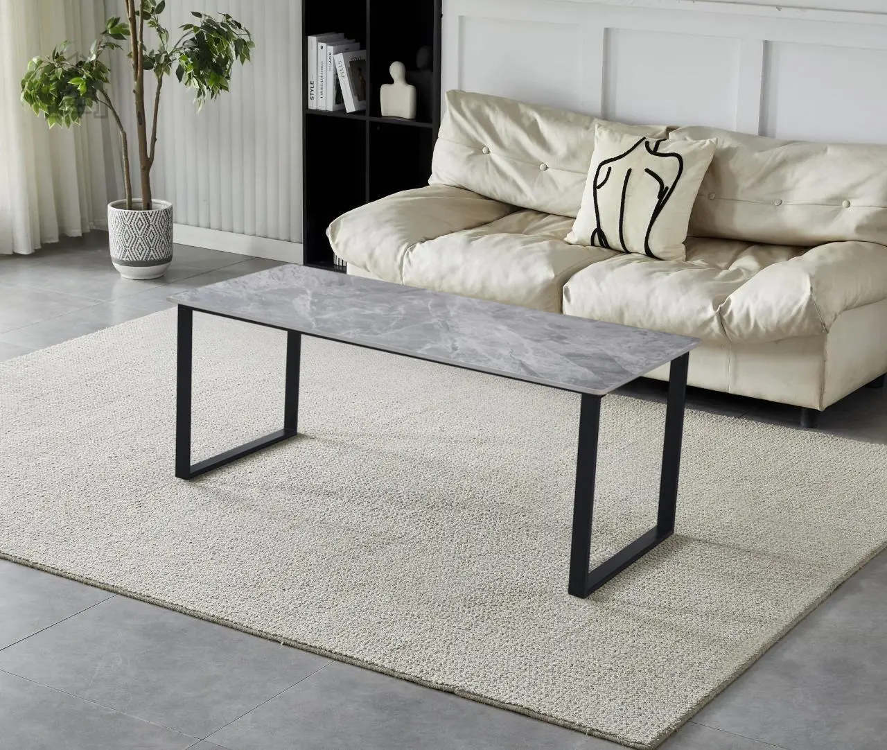 Masa pentru reviste Yasen CT- 2472 (Gray/Black)