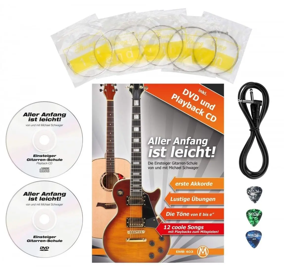 Set accesorii chitara Classic Cantabile 412192 (Black)