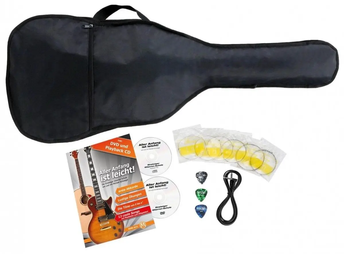 Set accesorii chitara Classic Cantabile 412192 (Black)