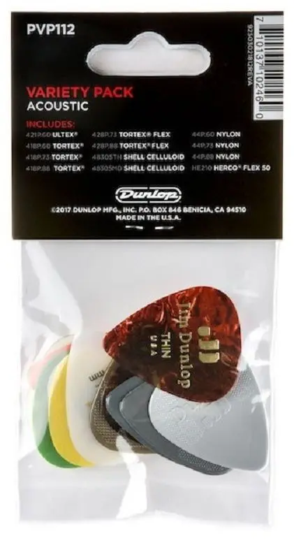 Набор медиаторов Dunlop Acoustic Pick Variety Pack