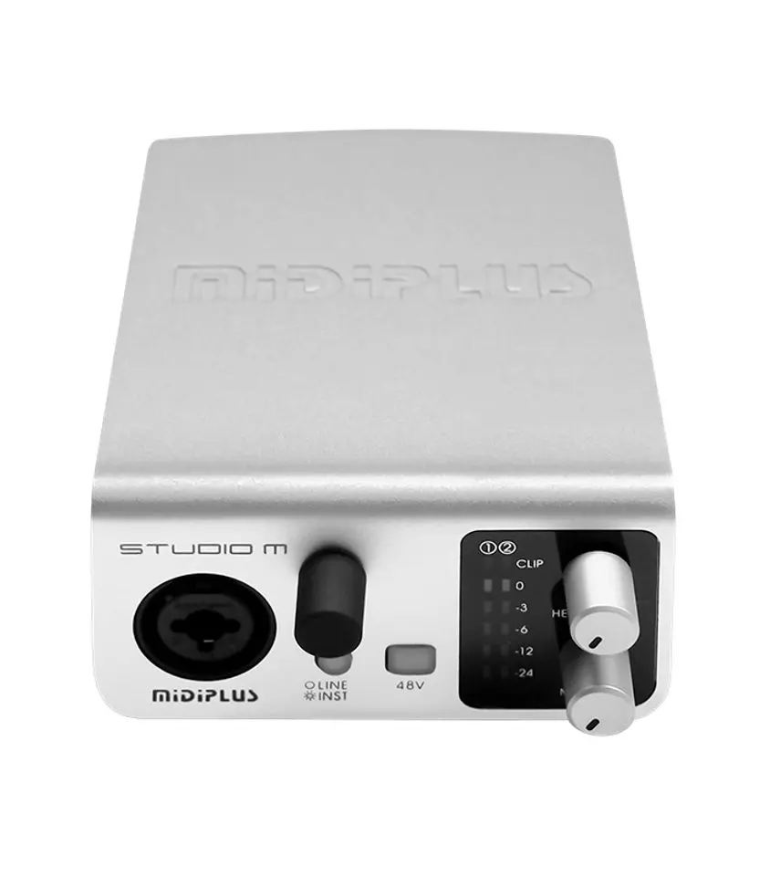 Placa de sunet externa Midiplus Studio M (Silver/Black)