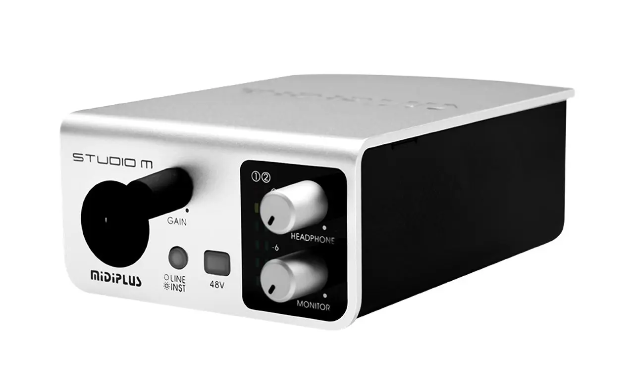 Placa de sunet externa Midiplus Studio M (Silver/Black)