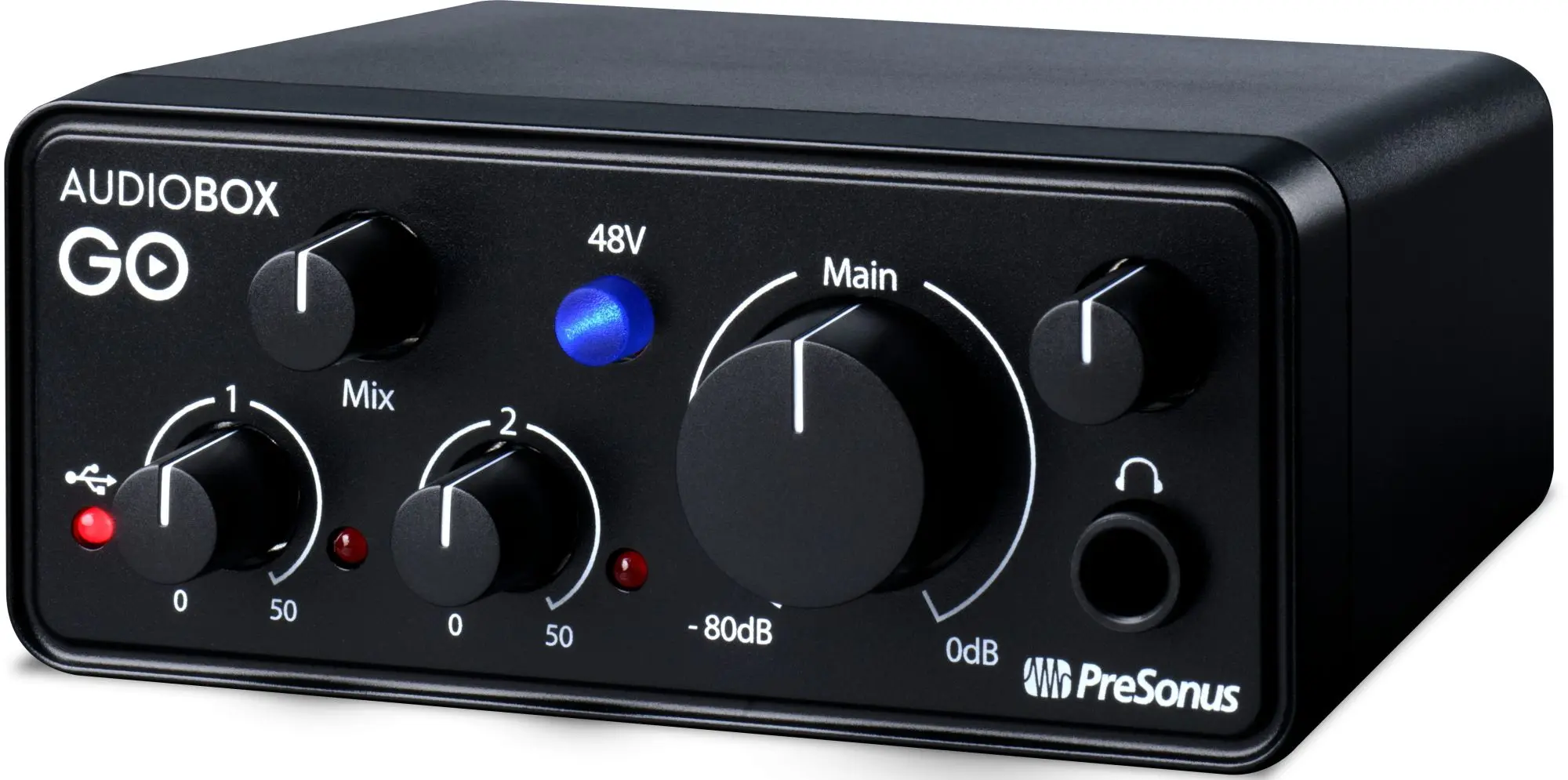 Placa de sunet externa PreSonus Audiobox GO (Black)