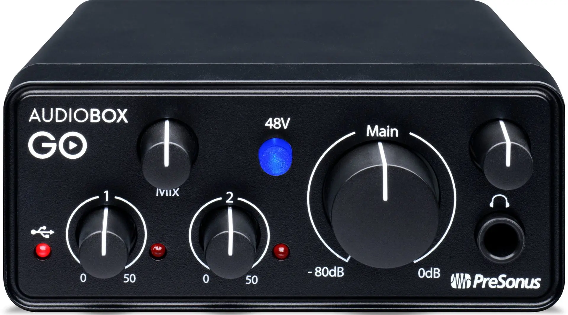 Placa de sunet externa PreSonus Audiobox GO (Black)