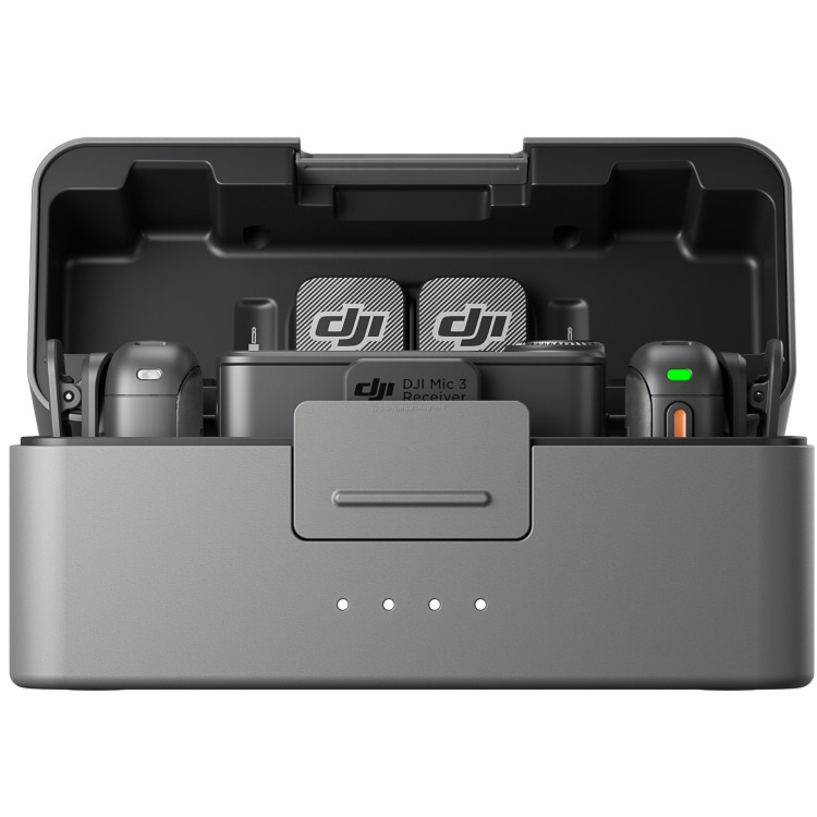 Передатчик для радиосистемы DJI Mic 3 2 TX + 1 RX + Charging Case (Black)