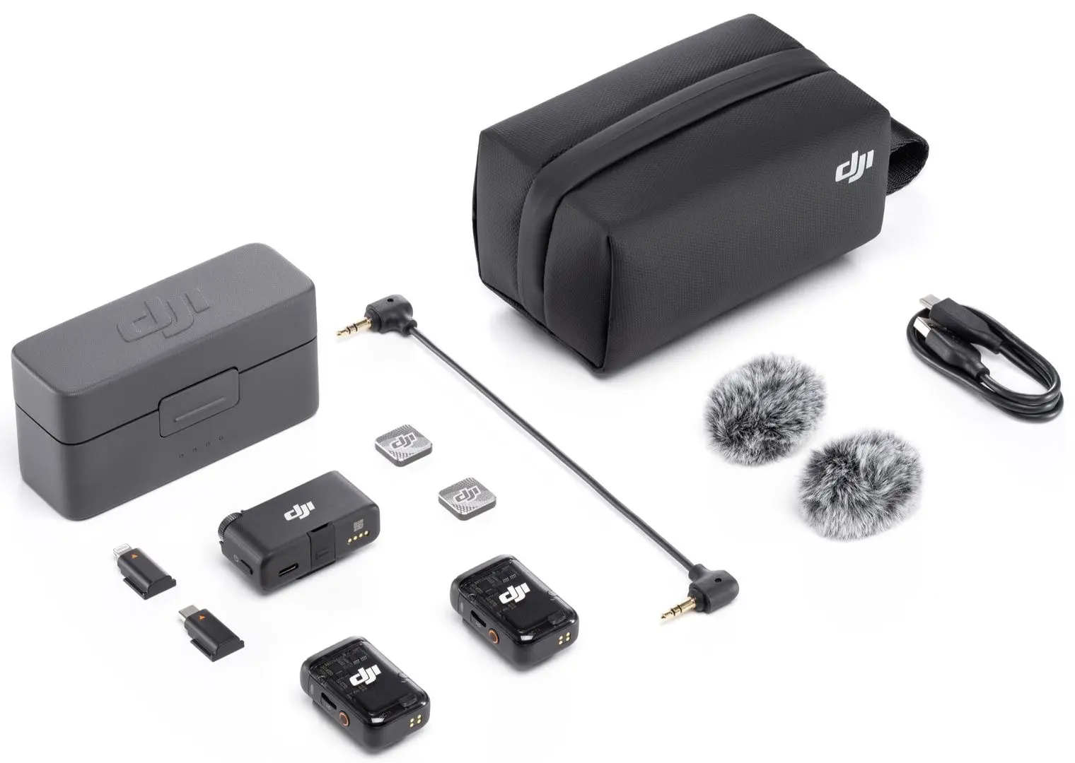 Sistem radio DJI Mic 2 2TX+1RX (Black)