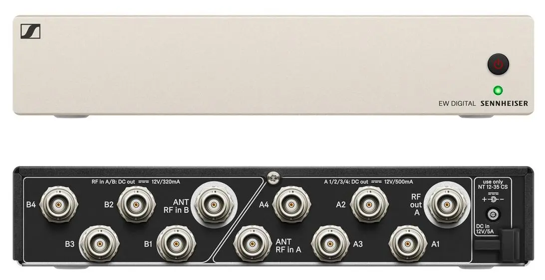 Splitter antenă pentru sisteme radio Sennheiser EW-D ASA Q-R-S (Black/White)