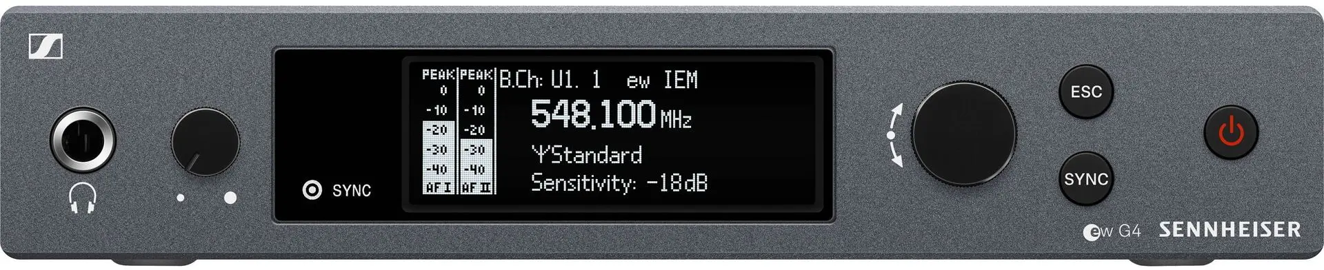 Sistem radio Sennheiser ew IEM G4-Twin-A (Black/Grey)