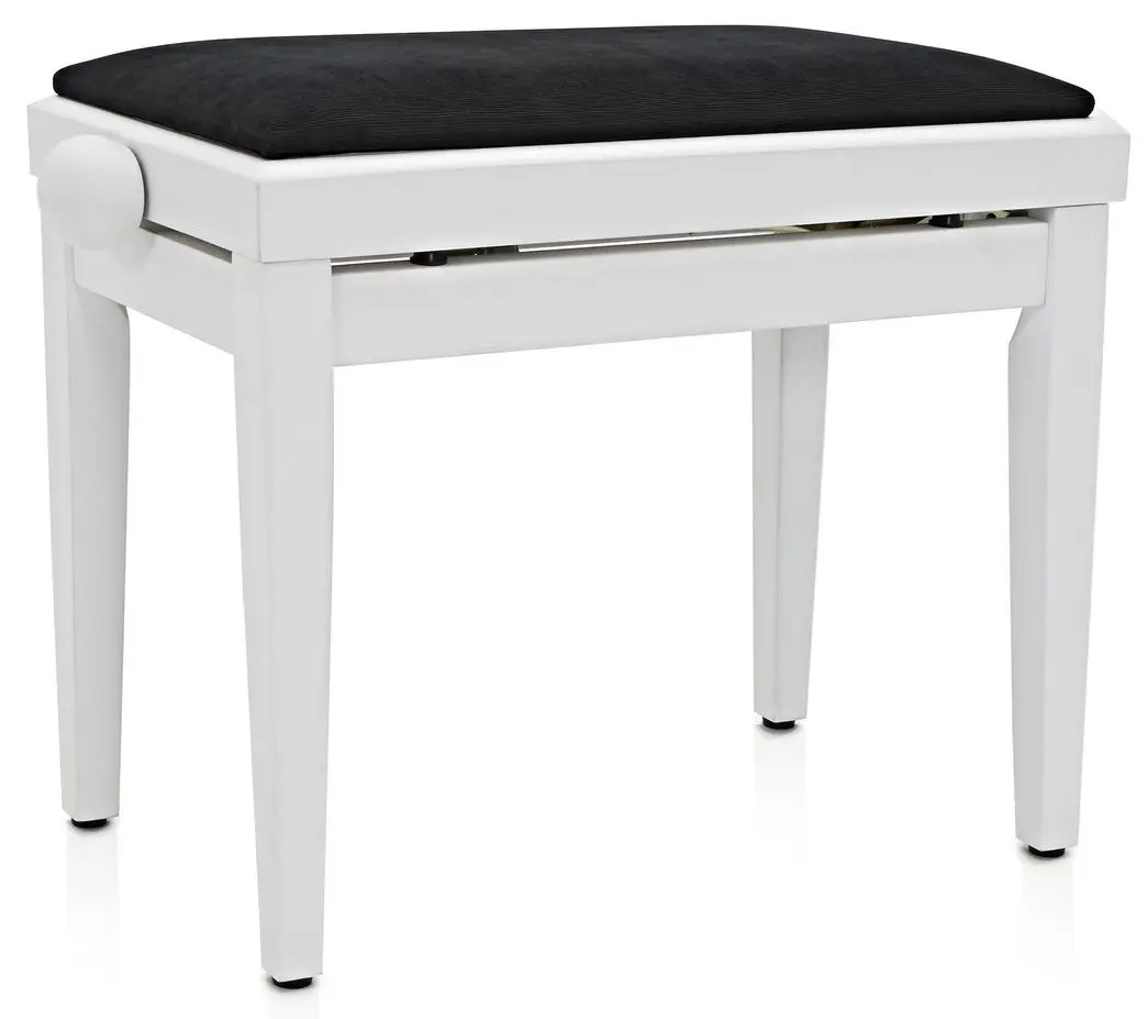 Scaun pian Flame KB-15WHB (White Polished)