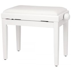 Scaun pentru pian Flame KB-15WHW (White) Thumb