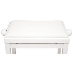 Scaun pentru pian Flame KB-15WHW (White) Thumb