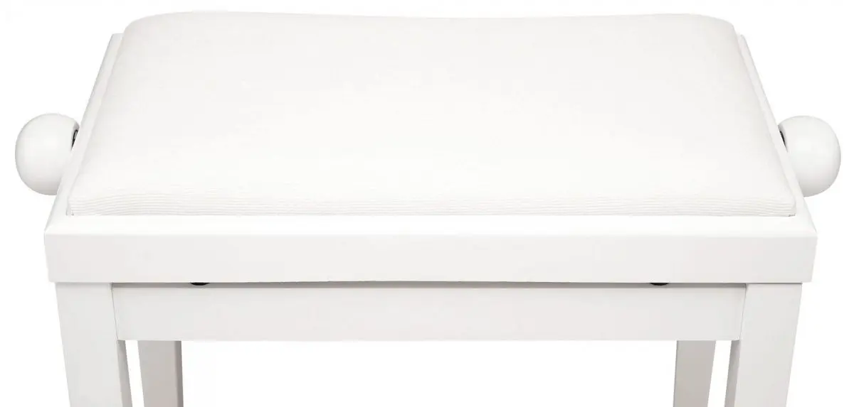 Scaun pentru pian Flame KB-15WHW (White) - 3
