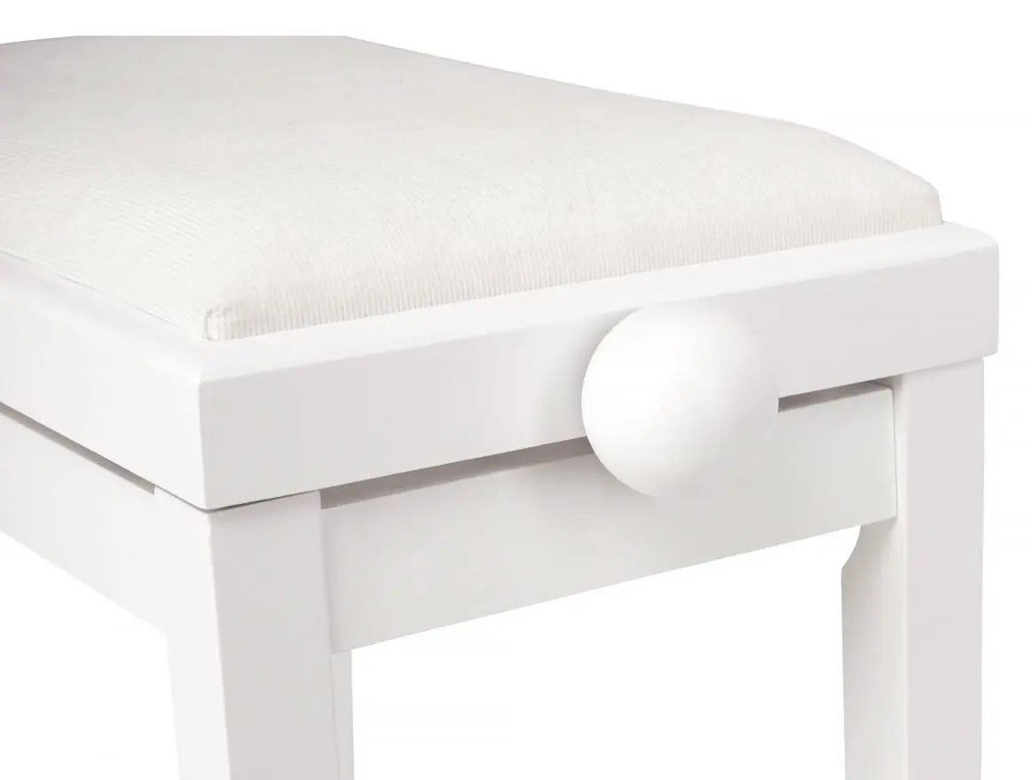 Scaun pentru pian Flame KB-15WHW (White) - 2