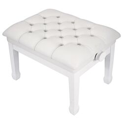 Scaun pentru pian Flame KB-25WHG (White)