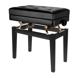 Scaun pentru pian Flame KB-30BL (Black)