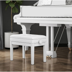 Банкетка для пианино Homcom F12-016V00WT (White) Thumb