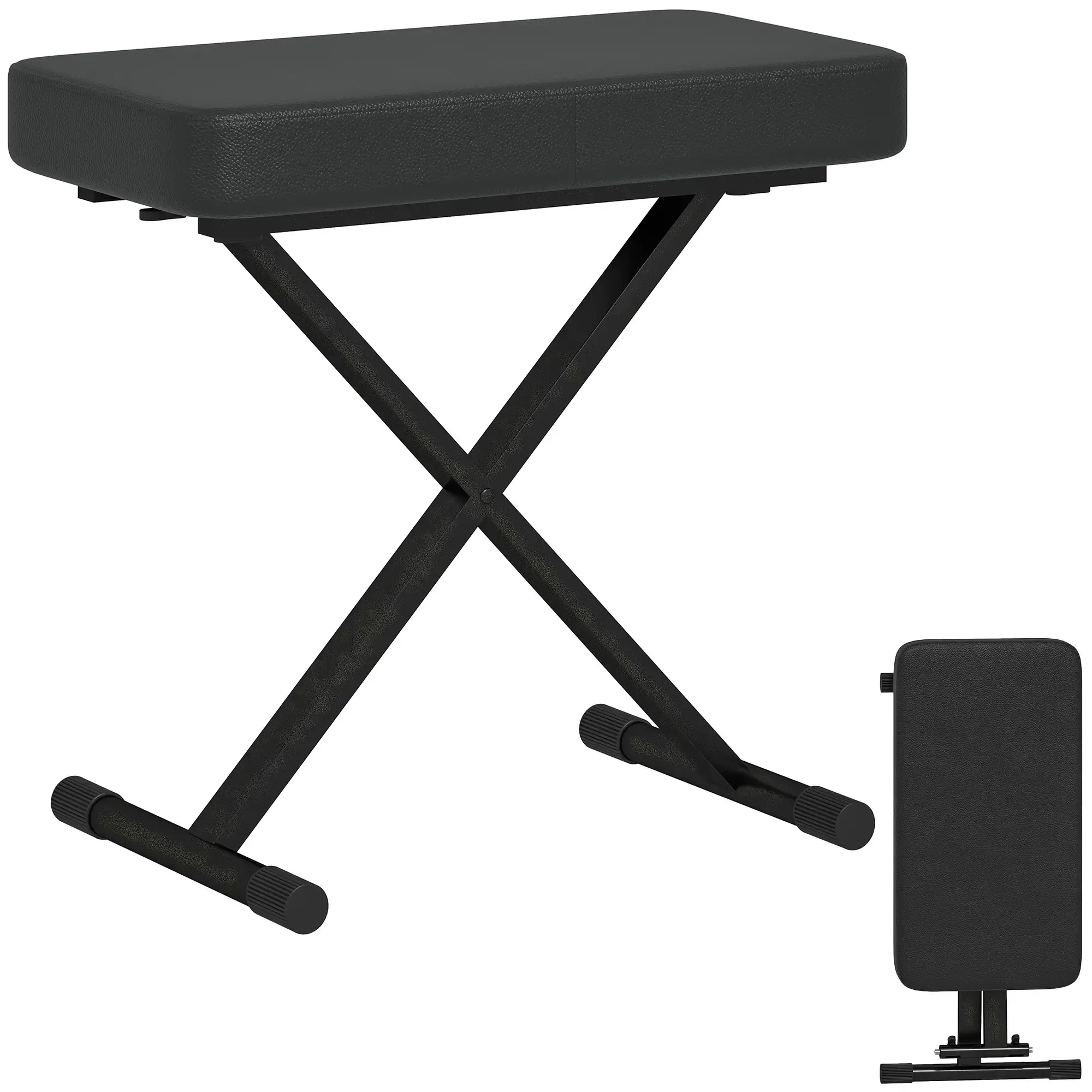 Банкетка для пианино Homcom F12-020V00BK (Black) - 2