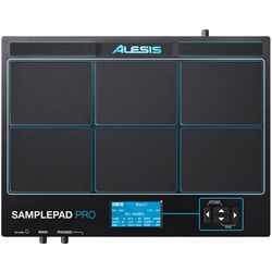 Controler de percutie + casti Alesis Samplepad Pro + DRP100 (Black) Thumb