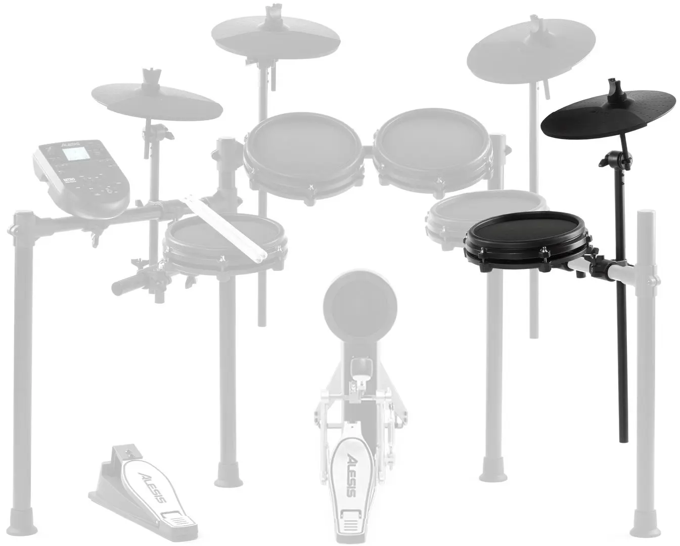 Набор ударных пэдов Alesis Nitro Mesh Expansion (Black) - 5