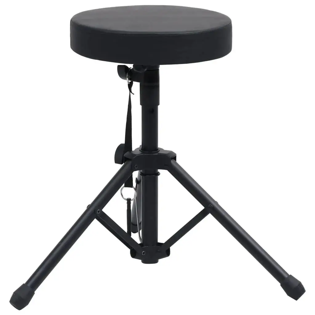 Scaun pentru tobe VidaXL 70092 (Black)