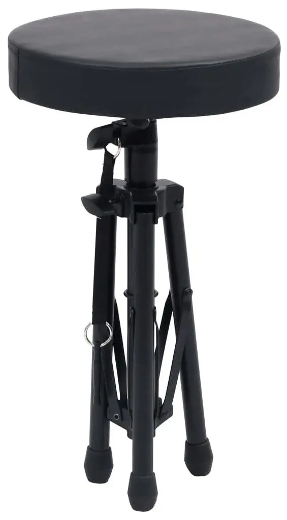 Scaun pentru tobe VidaXL 70092 (Black)