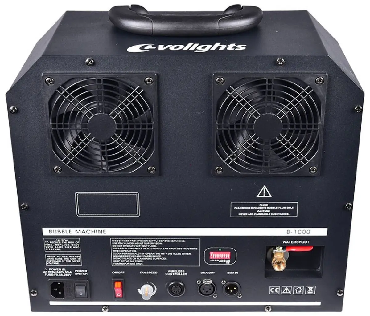 Генератор мыльных пузырей Evolights B1000 (Black) - 4