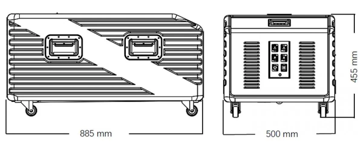 Генератор тяжелого дыма Evolights Nebula 3000 (Black) - 3
