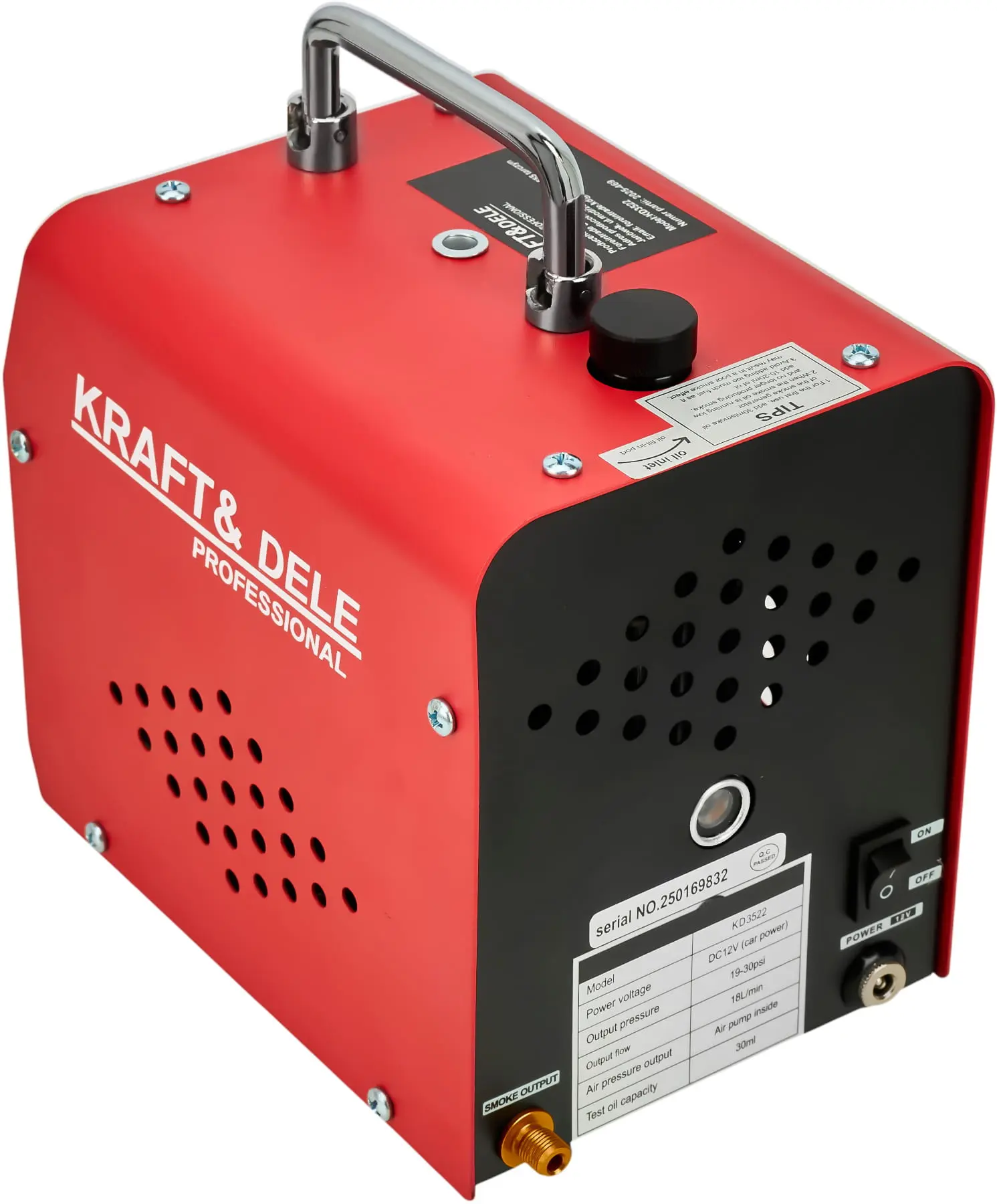 Дымогенератор для проверки герметичности Kraft&Dele KD3522 - 4