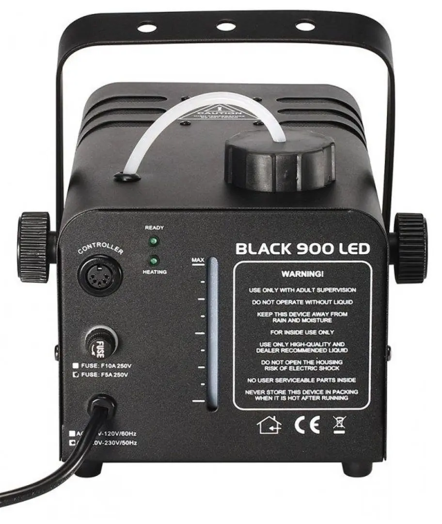 Generator de fum Light4Me Black 900 LED (Black)