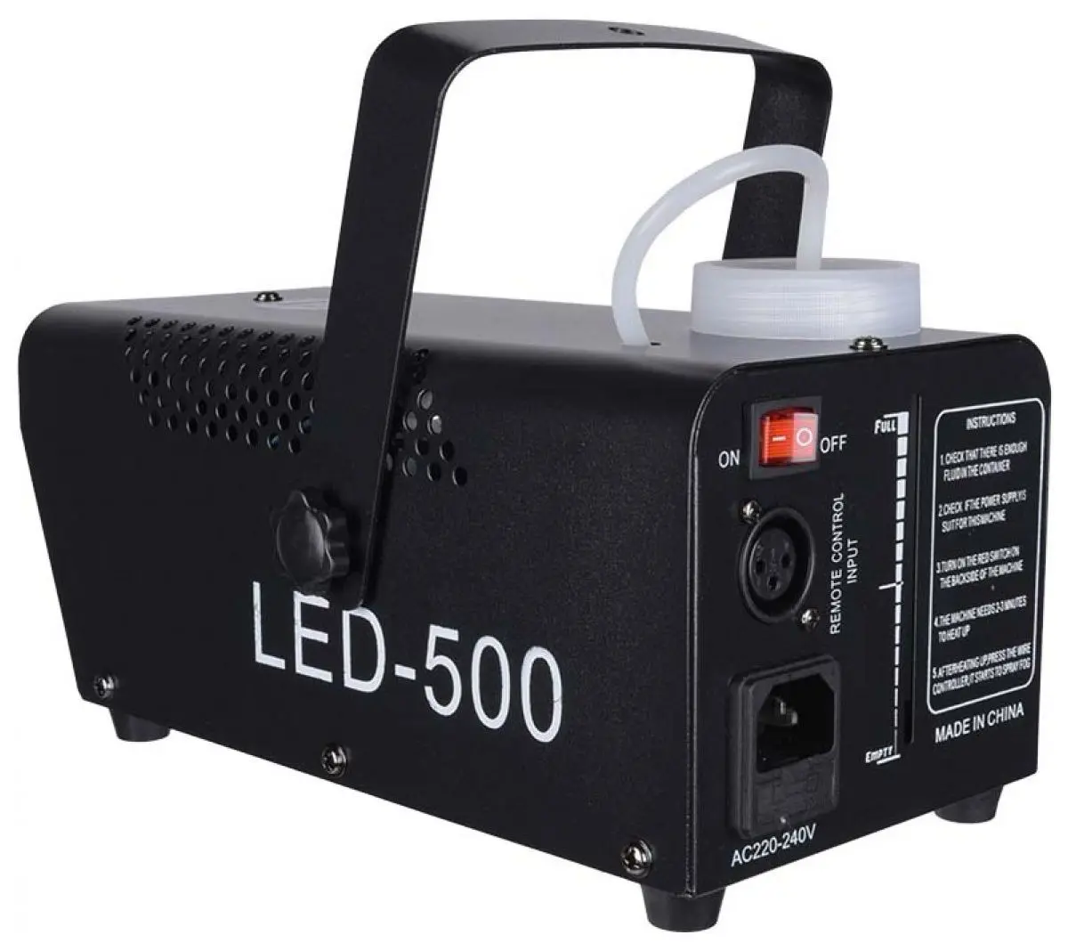 Generator de fum Light4Me FOG 500 LED (Black)