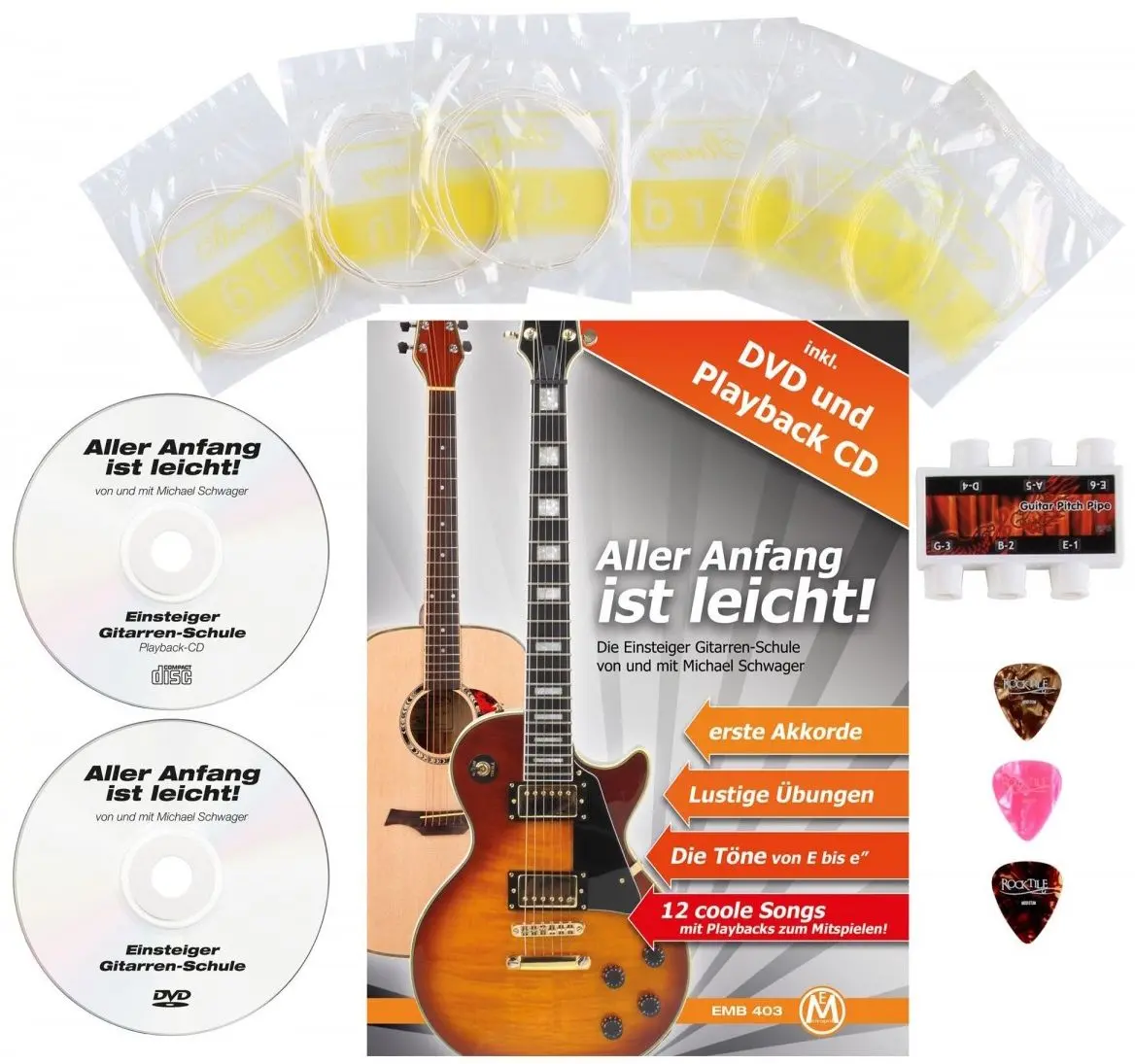 Set chitara Classic Cantabile AS-851L 3/4 (Natural/Black)