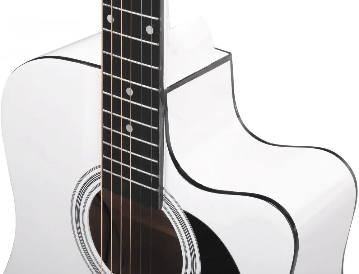 Set chitara Classic Cantabile WS-10-CE (White/Black)